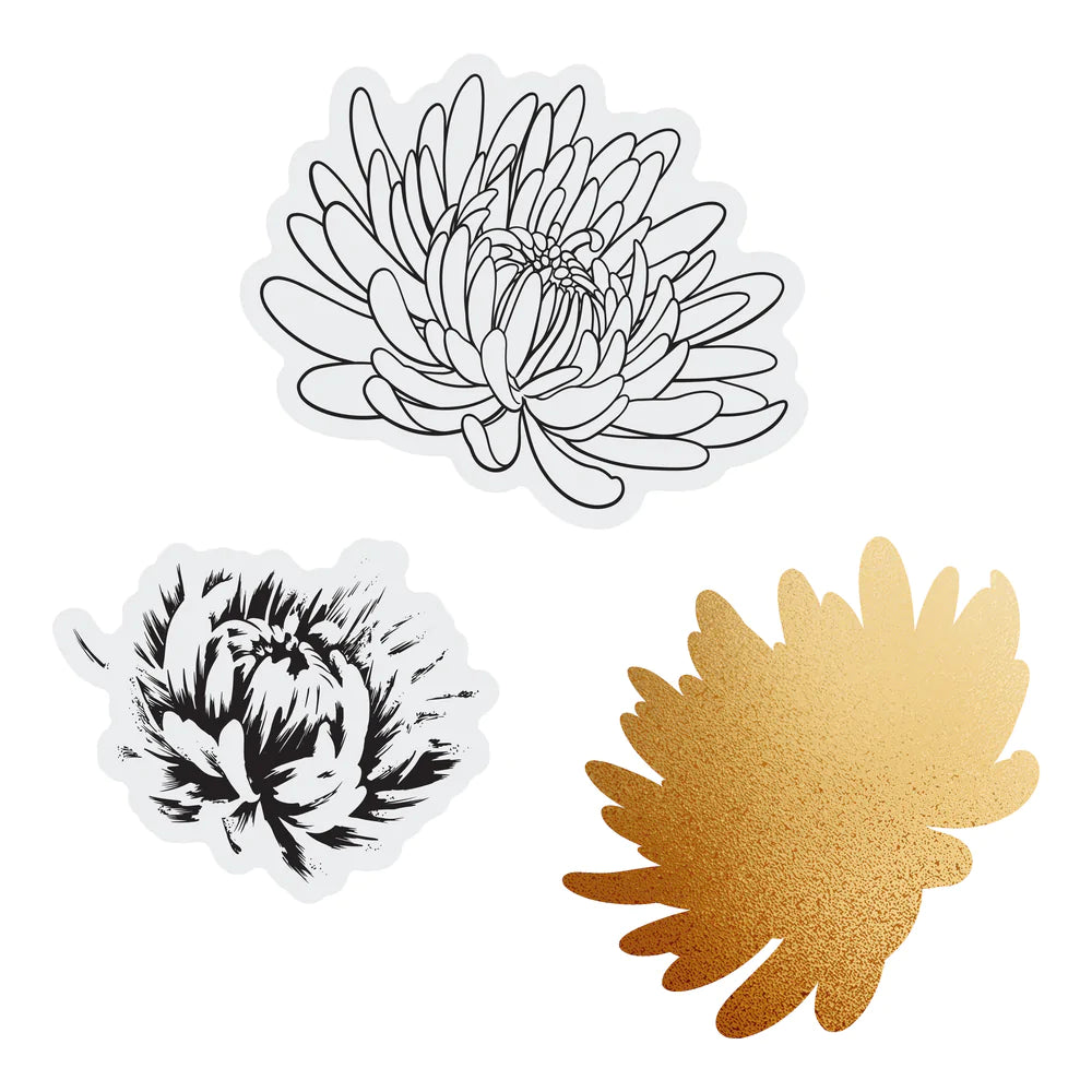 Aster Mini Layering Stamp and Die Set (3pc)