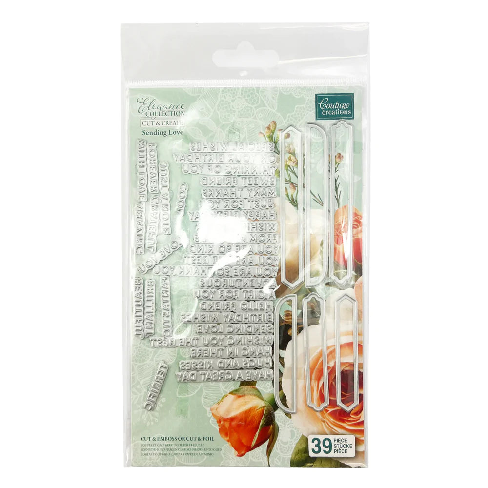 Sending Love Hotfoil Stamp and Die Set (39pc)