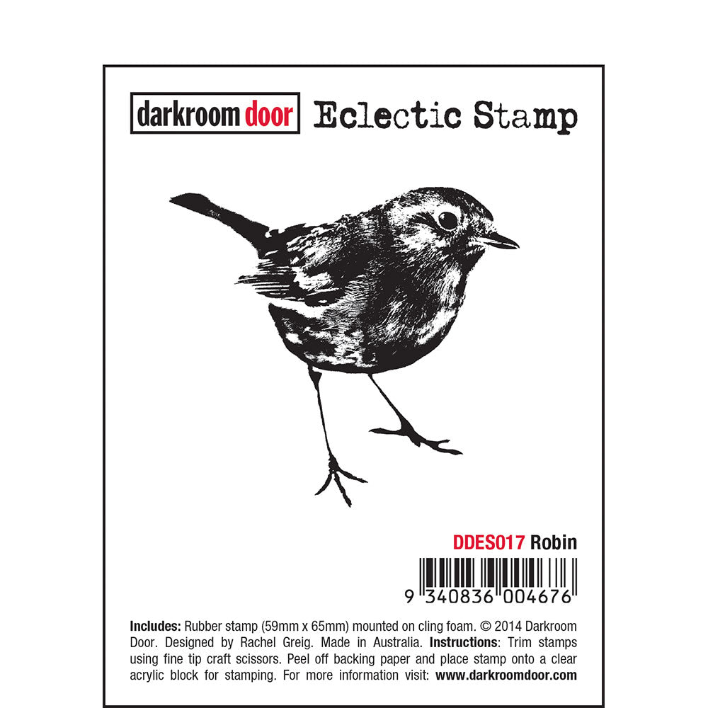 Rubber Stamp - Darkroom Door - Eclectic Stamp -Robin – 10Cats