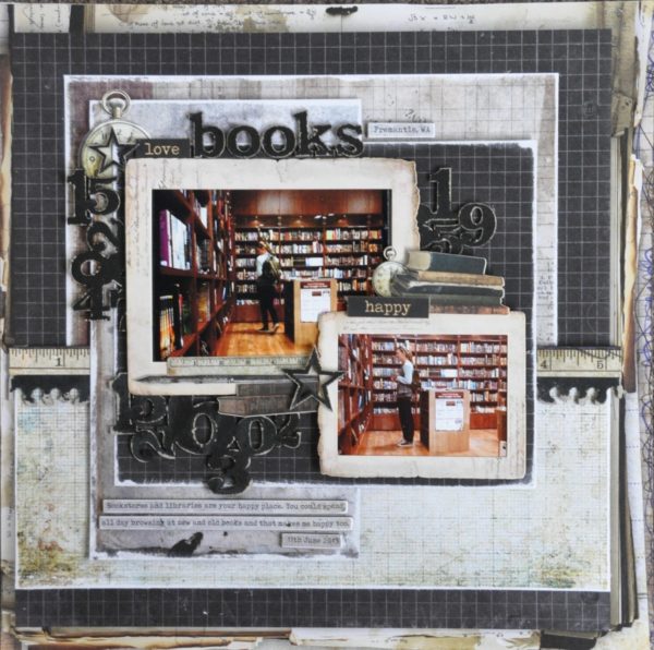 Dusty Attic -  Chipboard - Broken Bits 1 - Numbers