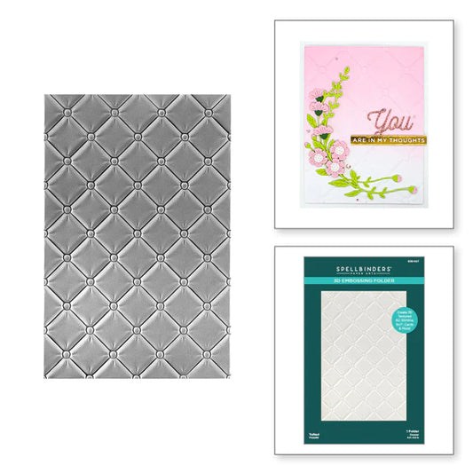 Spellbinders - 3D Embossing Folders - Tuffed Huppee