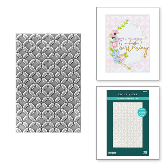 Spellbinders - 3D Embossing Folders - Circle Illusion