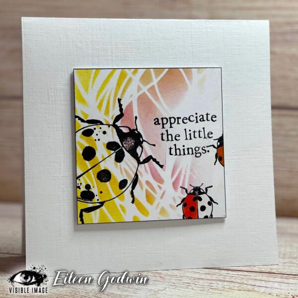 Visible Image clear stamps - Little Ladybirds