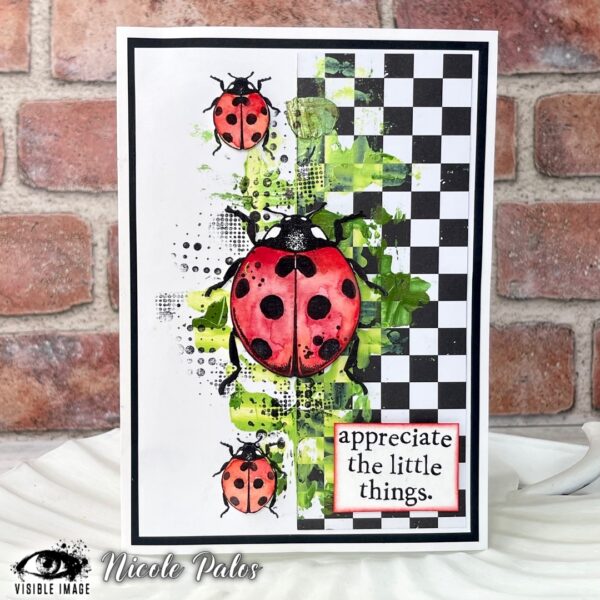 Visible Image clear stamps - Little Ladybirds