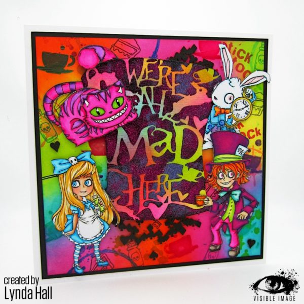 Visible Image clear stamps -Alice In Wonderland