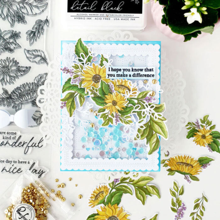 Pinkfresh Studio Premium Washi Tape - Sunflower