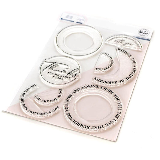 PinkFresh Studio - Clear stamps - Around the Shape - Circle