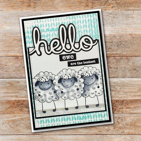 Paper Rose -  Clear Stamp Set - Wooley Sorry