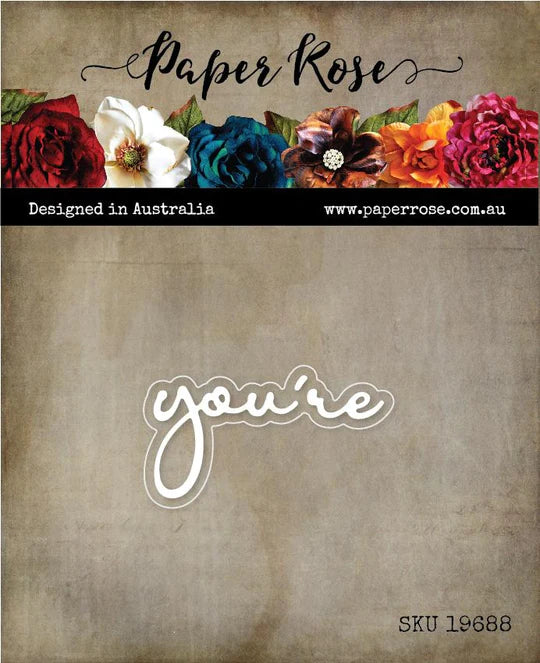 Paper Rose - You're Fine Layered - Metal Die