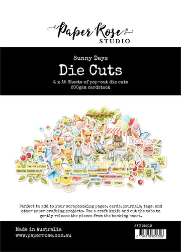 Paper Rose - Die Cuts - Sunny Days