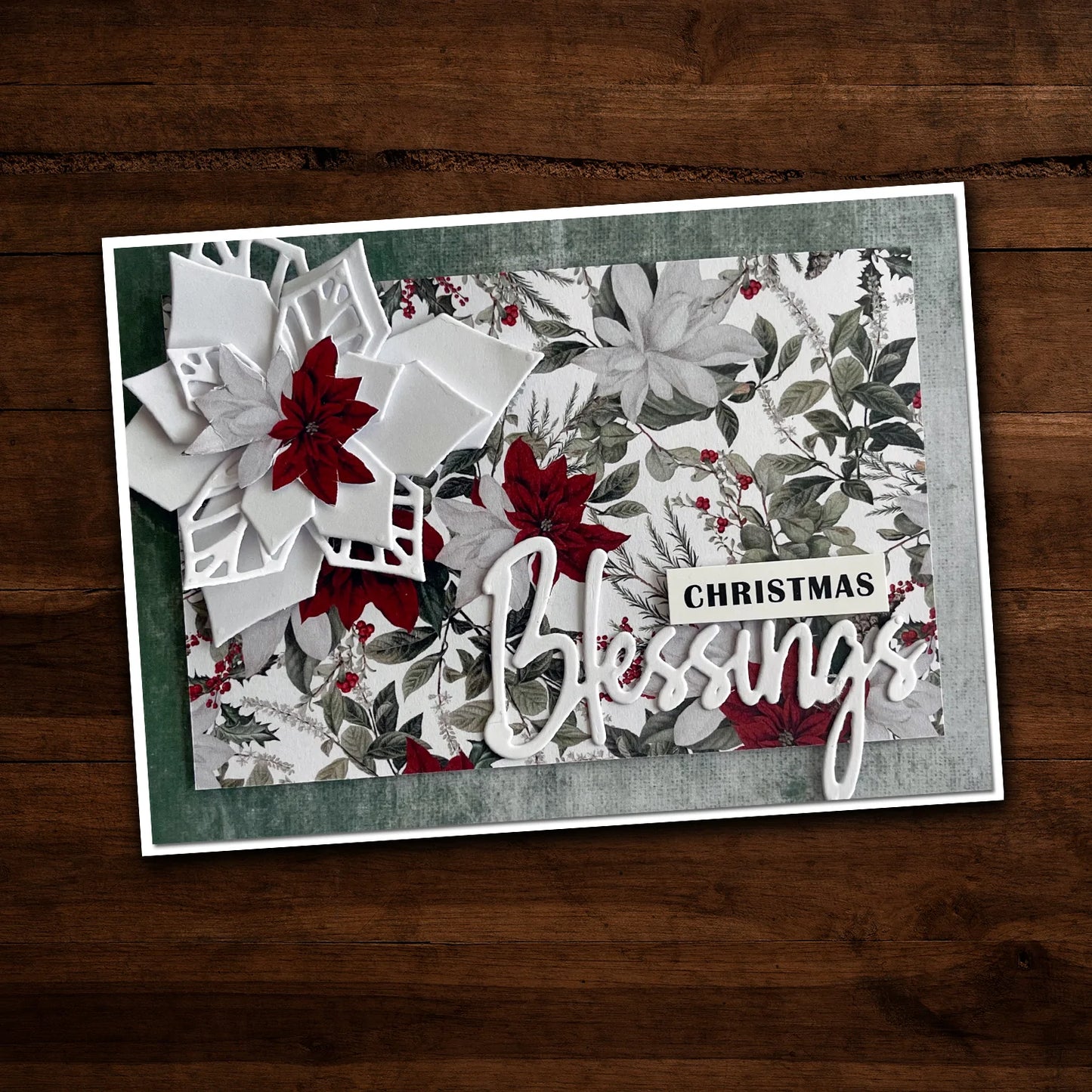 Paper Rose -Poinsettia Garden 6x6 Paper Collection