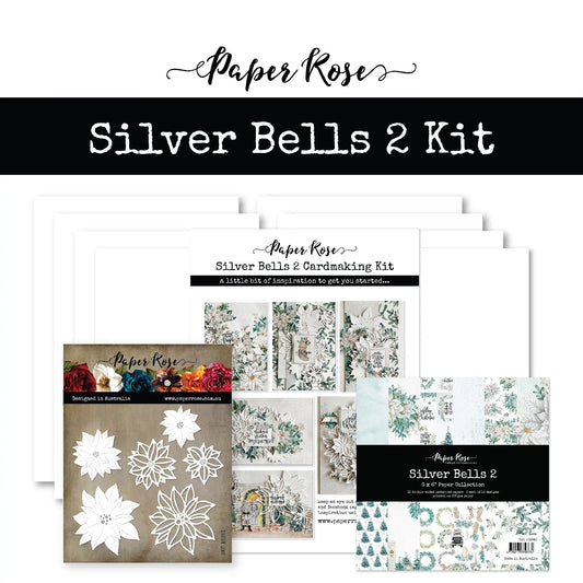Paper Rose - Silver Bells 2 Cardmaking Kit