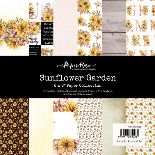 Paper Rose - Sunflower Garden 6x6 Paper Collection