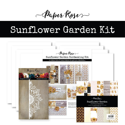 Paper Rose - Sunflower Garden Cardmaking Kit