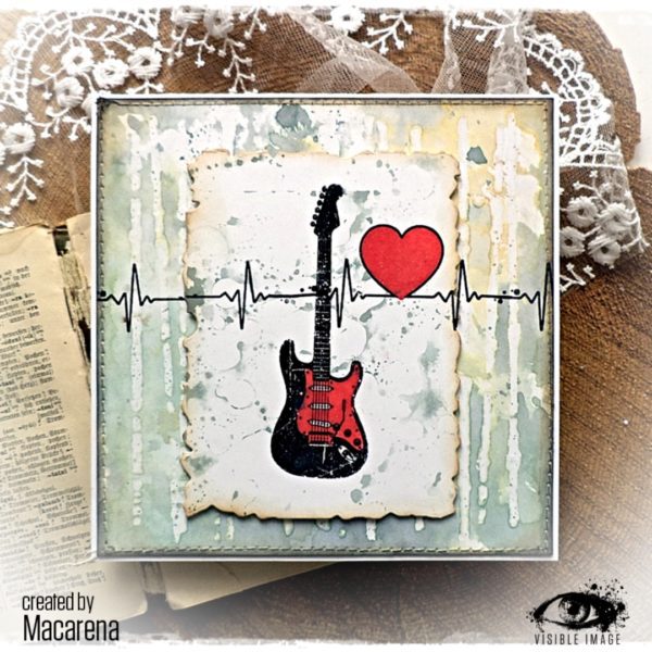 Visible Image clear stamps -Rock Out