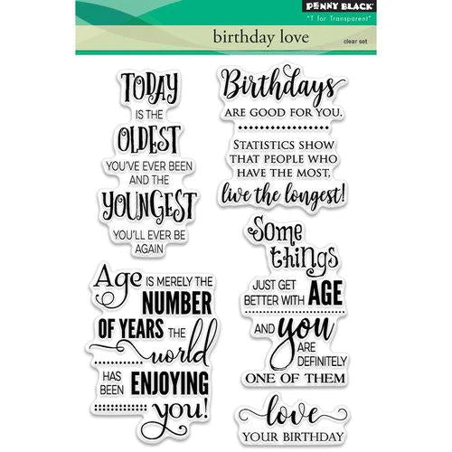 Penny Black - Birthday Love - Clear Stamp Set