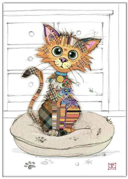 Bug Art Luxury Greeting Cards - Kimba Kitten