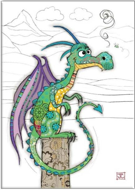 Bug Art Luxury Greeting Cards - Duncan Dragon