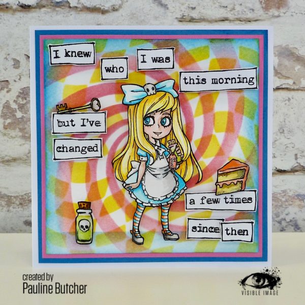 Visible Image clear stamps -Alice In Wonderland