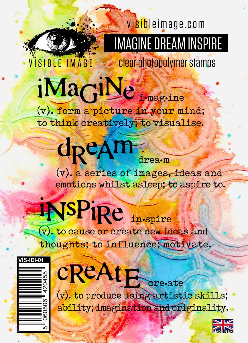 Visible Image clear stamps -Imagine Dream Inspire