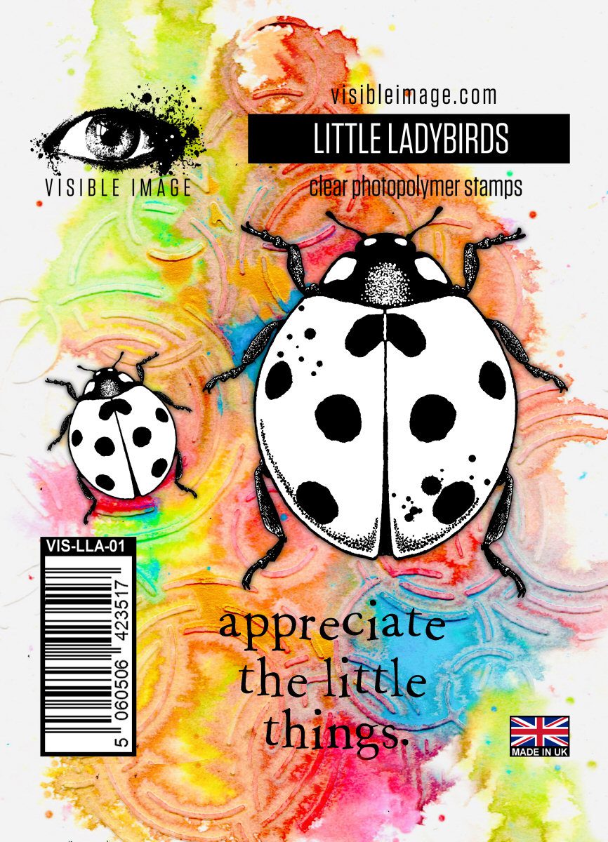 Visible Image clear stamps - Little Ladybirds
