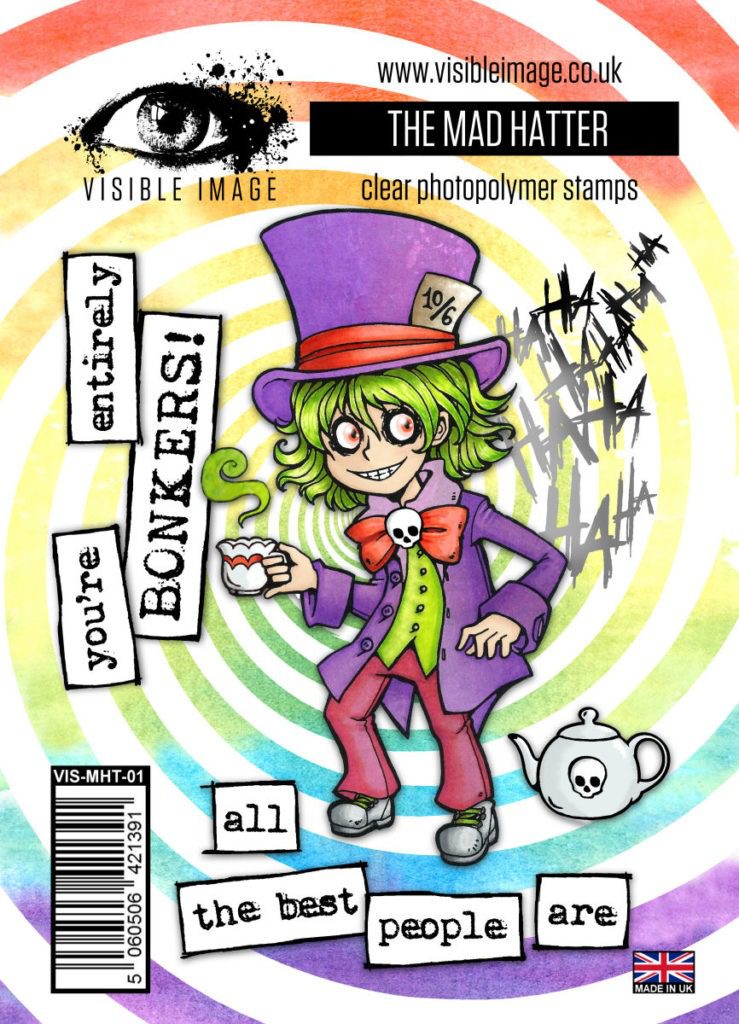 Visible Image clear stamps -The Mad Hatter