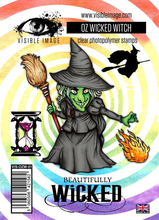 Visible Image clear stamps -Oz Wicked Witch