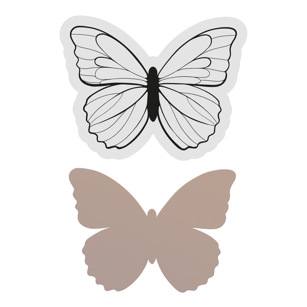 Acrylic Mini Stamp & Die Set - Layered Butterfly Arts & Crafts Couture Creations