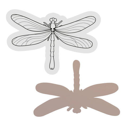 Acrylic Mini Stamp & Die Set - Layered Dragonfly Arts & Crafts Couture Creations