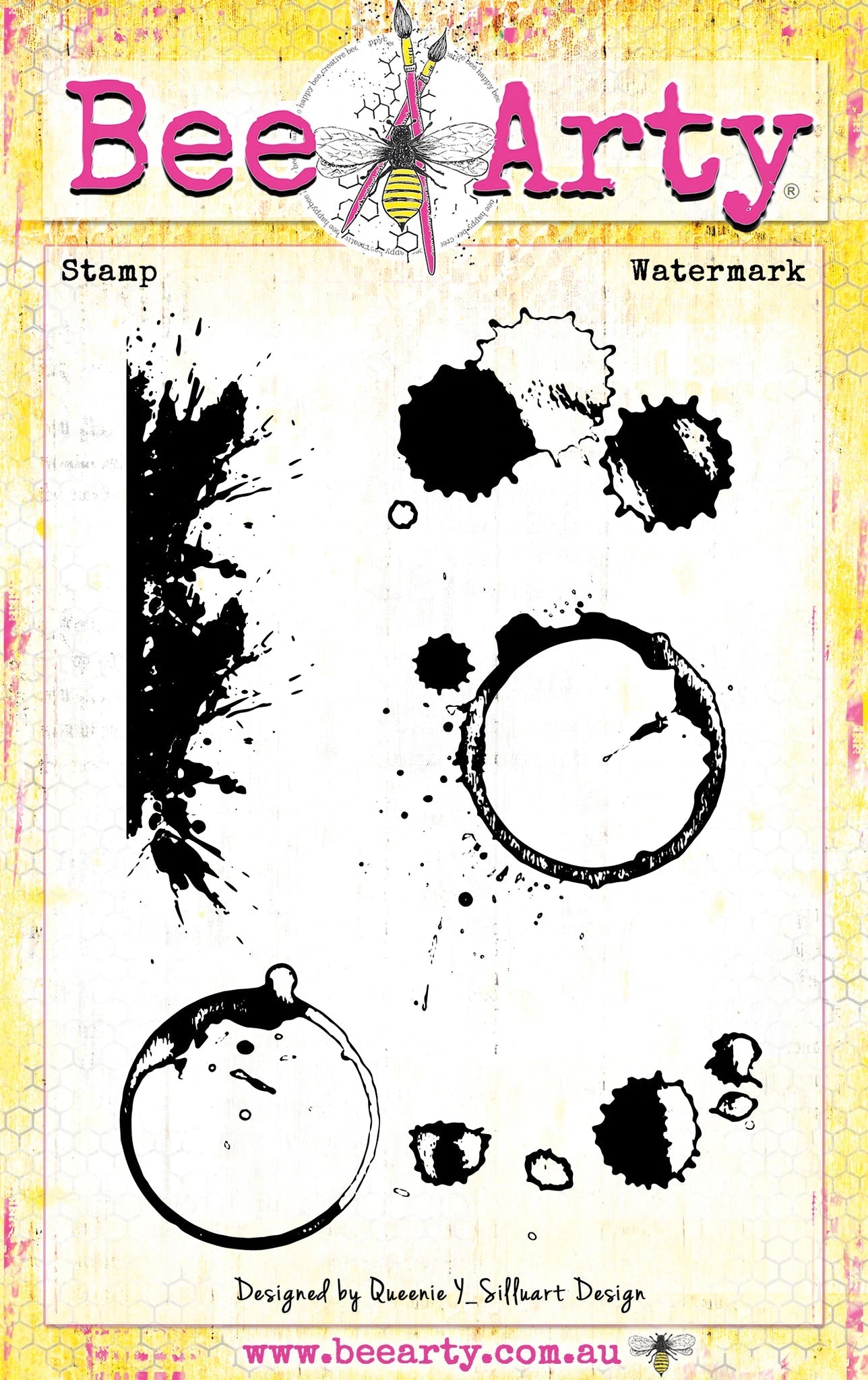 Acrylic Stamps - Watermark Arts & Crafts Bee Arty