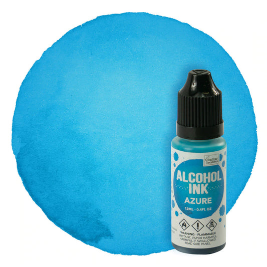 Alcohol Ink - Azure Blue 12ml Arts & Crafts Couture Creations