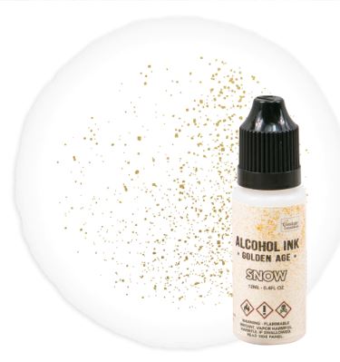 Alcohol Ink Golden Age - Snow 12ml Arts & Crafts Couture Creations