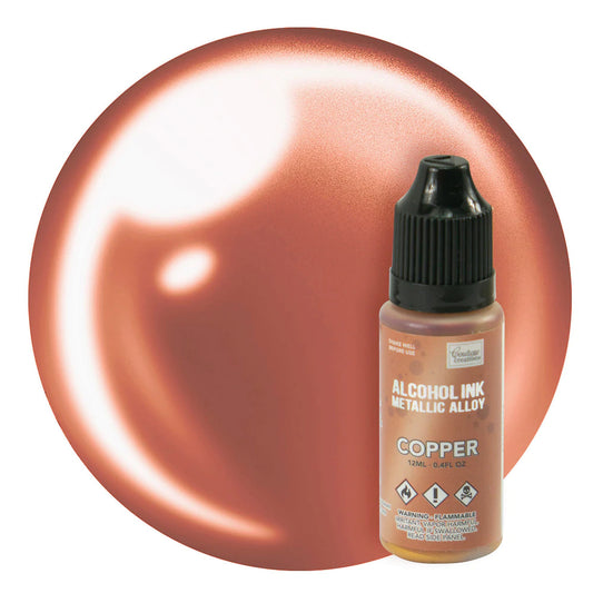 Alcohol Ink - Metallics Copper 12ml Arts & Crafts Couture Creations