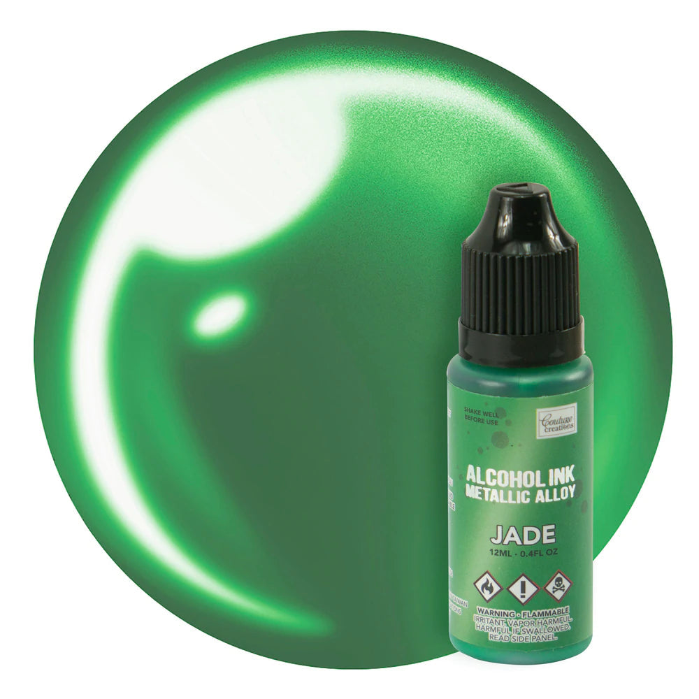 Alcohol Ink - Metallics Jade 12ml Arts & Crafts Couture Creations