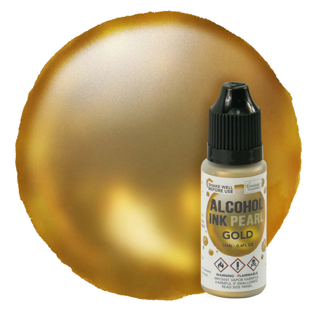 Alcohol Ink - Pearl - Gold 12ml Arts & Crafts Couture Creations