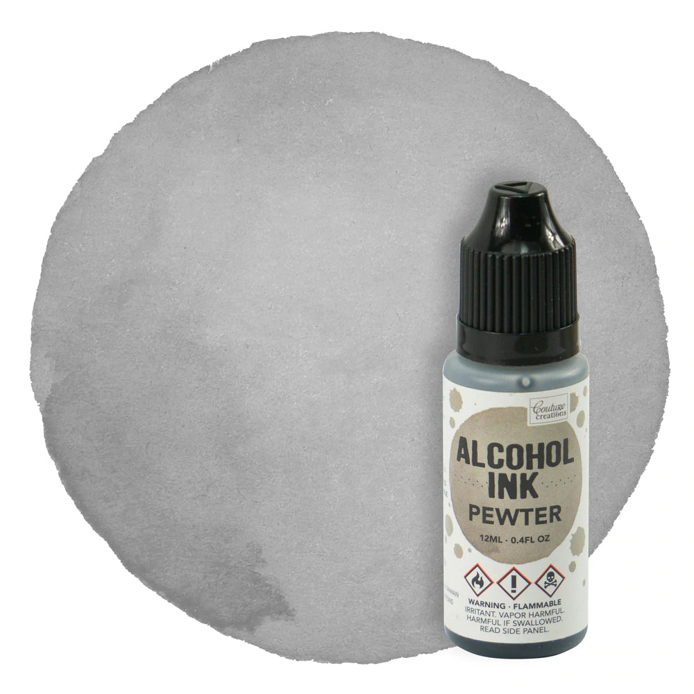 Alcohol Ink - Pewter 12ml Arts & Crafts Couture Creations