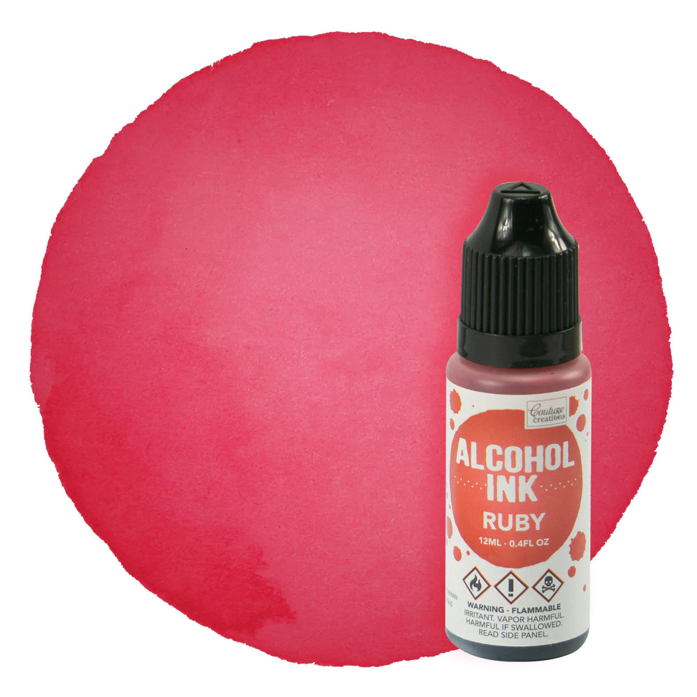 Alcohol Ink - Ruby 12ml Arts & Crafts Couture Creations