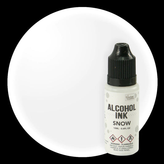 Alcohol Ink - Snow Cap / Snow 12ml Arts & Crafts Couture Creations