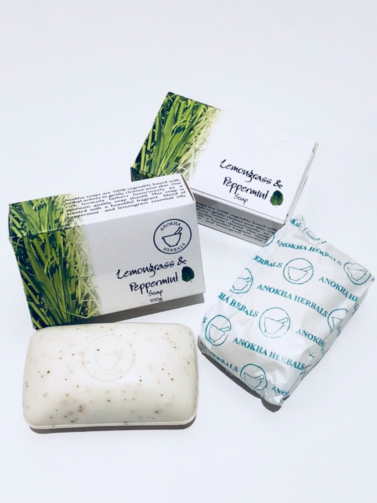 Anokha Herbal Soap - Lemongrass & Peppermint