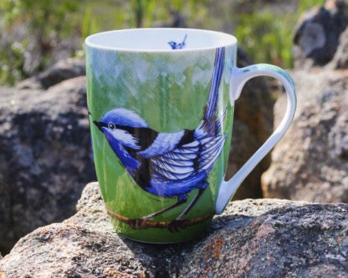 Libby Sheppard - Blue Wren Mug