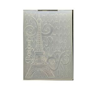 Crafters Companion 3D Embossing Folder 5”x7” - Bonjour Paris Arts & Crafts Crafters Companion