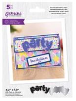 Crafters Companion Gemini Stamp & Die - Balloon Sentiments - Party Arts & Crafts Crafters Companion