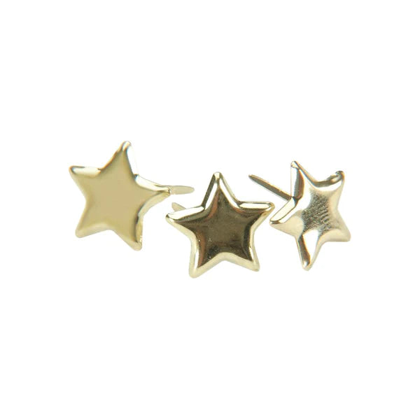 Creative Impressions - Gold Star brads (50) Arts & Crafts Creative Impressions