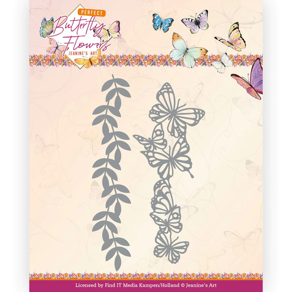 Dies - Jeanine's Art - Perfect Butterfly Flowers - Large Butterfly Edge Arts & Crafts Couture Creations