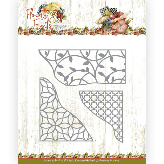 Dies - Precious Marieke - Flowers and Fruits - Flower Corners Arts & Crafts Couture Creations