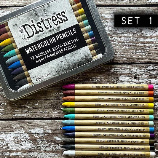 Distress Watercolour Pencils Set-1 (Pre-Order) Arts & Crafts Ranger