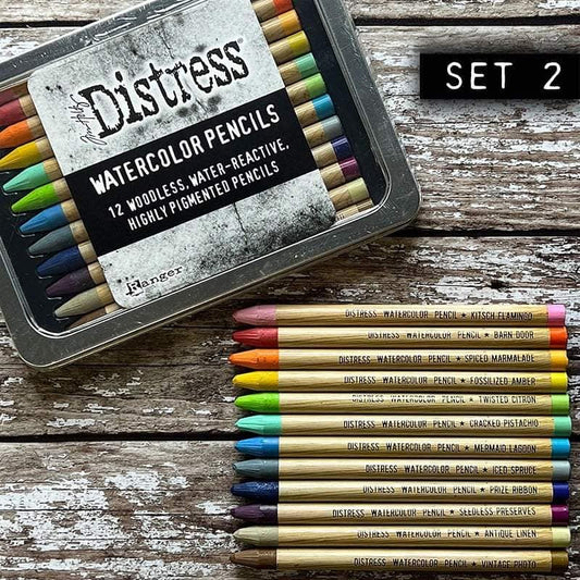 Distress Watercolour Pencils Set-2 (Pre-Order) Arts & Crafts Ranger