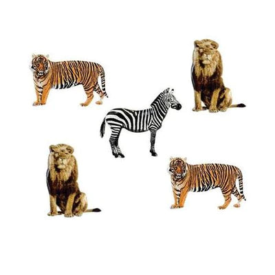 Eyelet Outlet and Brads - Zebra/Lion/Tiger Brads Arts & Crafts Eyelet Outlet