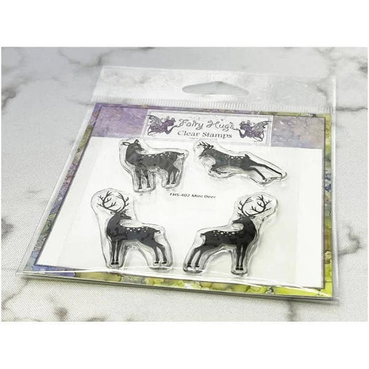 Fairy Hugs -Mini Deer Clear Stamp 10Cats
