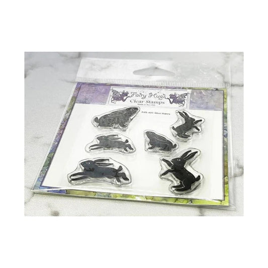 Fairy Hugs -Mini Hares Clear Stamp 10Cats